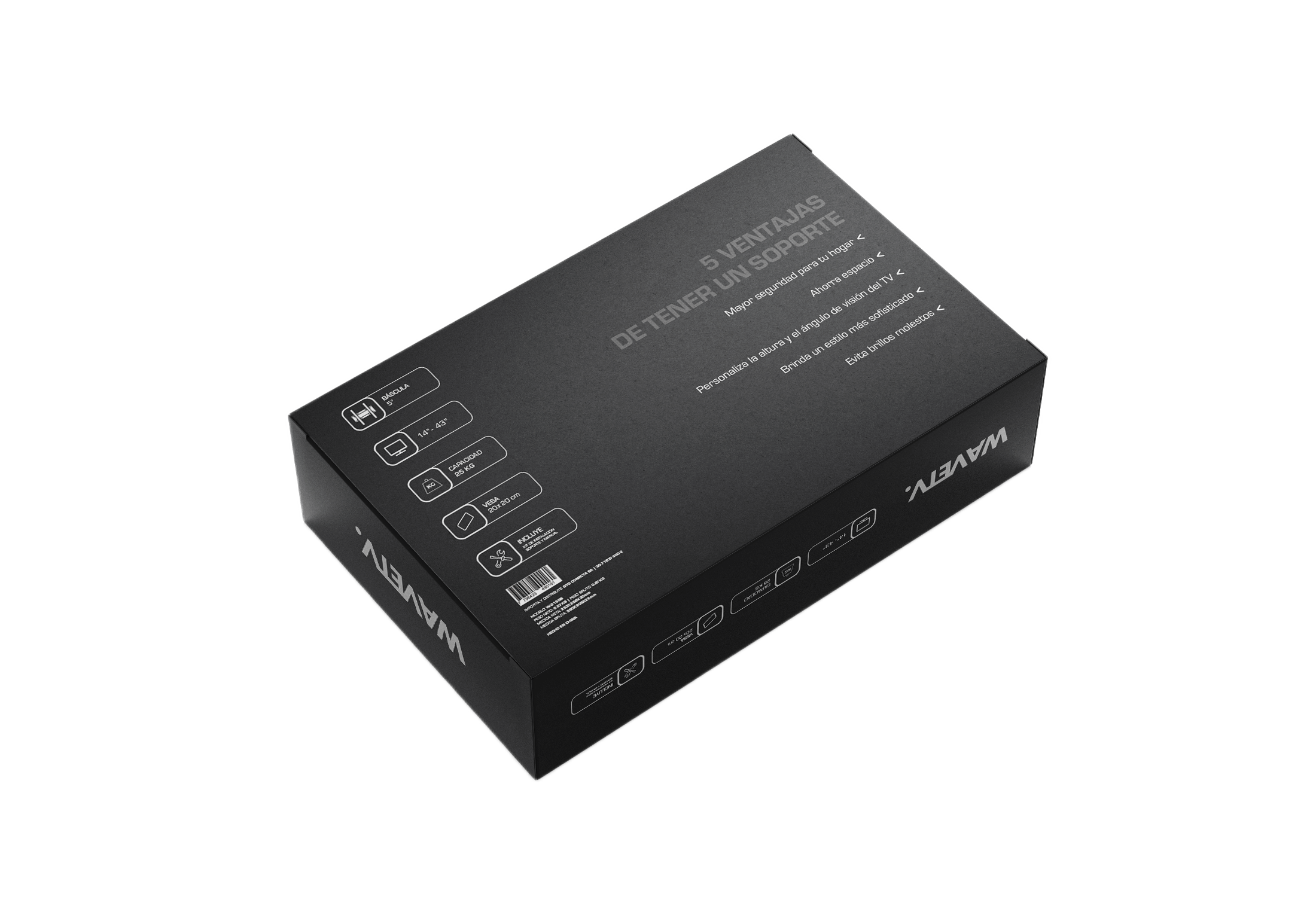 Soporte TV W-2150B Atrás
